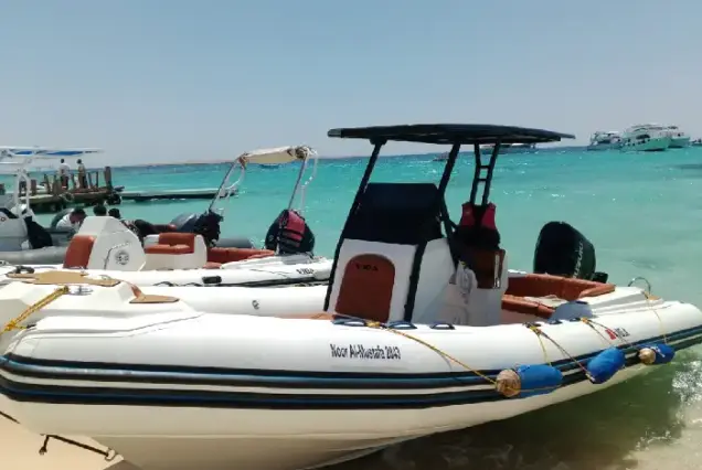 Private speedboat Hurghada at marina Red Sea