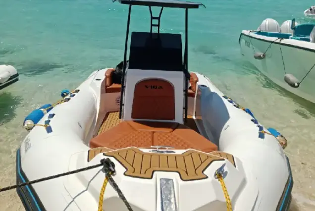 Private speedboat Hurghada top view seating