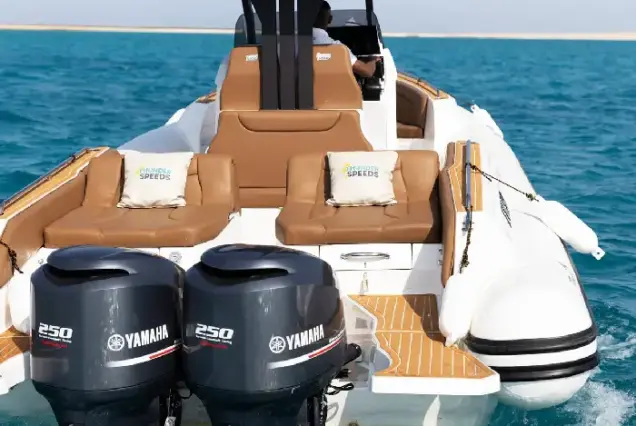 Dual 250 HP Honda outboard engines