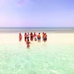 A private boat trip and birthday celebration in the middle of the sea on Abu Minqar Island